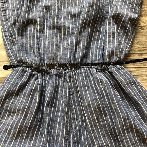 GUC GAP Chambray Pinstripe Linen Romper - Picture 12 of 16